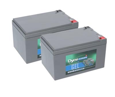 Dyno Europe Dyno gel accu 12v 12ah vervangingsset (excl. kabels)