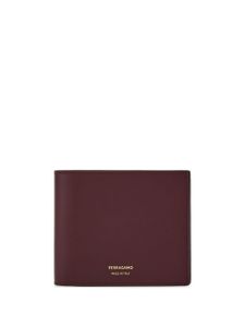 Ferragamo portefeuille à design pliant - Rouge