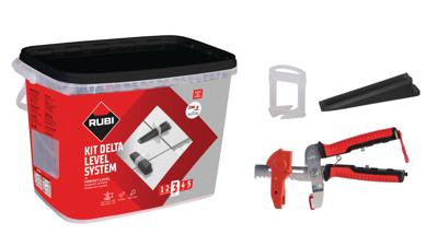 Rubi Kit Delta Level Systeem | 1 mm - 03956