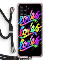 Loves: Samsung Galaxy A51 5G Transparant Hoesje met koord