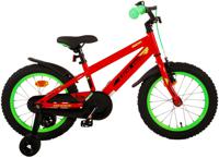 Volare Rocky 16 Inch 25 cm Jongens Terugtraprem Rood