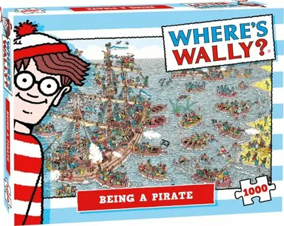 Puzzel wheres wally pirate 1000st Puzzel wheres wally pirate 1000st