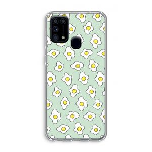 Spiegeleitjes: Samsung Galaxy M31 Transparant Hoesje