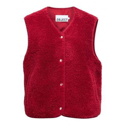 Object - Rood | Dames | Gilet | Rood | 42 | regular | Kamst mode
