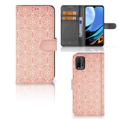 Xiaomi Redmi 9T | Poco M3 | Telefoon Hoesje | Pattern Orange