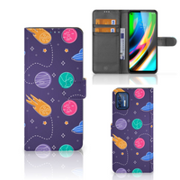 Motorola Moto G9 Plus Wallet Case met Pasjes Space - thumbnail