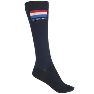 Mondoni The Netherlands kniekousen (3-pack) donkerblauw maat:36-41