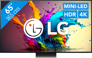 LG QNED MiniLED 65QNED91T6A.AEU tv 165,1 cm (65") 4K Ultra HD Smart TV Wifi Zwart