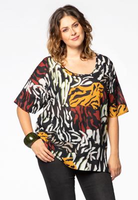 Yoek Blouse kort DENIA | Multi | Maat 58/60