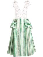 Rosie Assoulin robe Around the Edges mi-longue - Vert