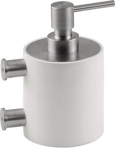 Formani PIET BOON PB503 zeepdispenser wand mat RVS/wit corian