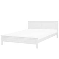 Beliani - OLIVET - Tweepersoonsbed - Wit - 180 x 200 cm - Dennenhout