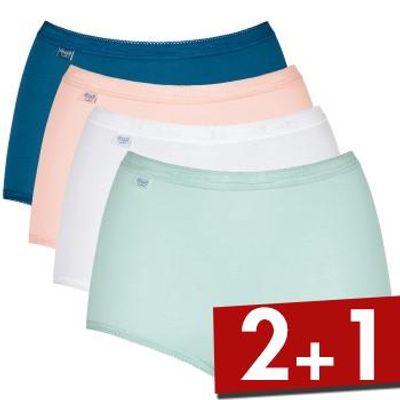 Sloggi 4 stuks Basic Plus Maxi Panty