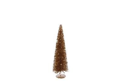 Glinsterende pailletten champagne boom 40 cm