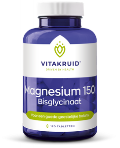 Vitakruid Magnesium 150 Bisglycinaat Tabletten