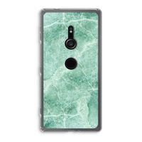 Groen marmer: Sony Xperia XZ2 Transparant Hoesje