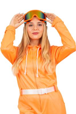 Ski Bril Neon Oranje Volwassenen