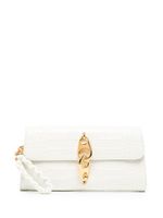 TOM FORD pochette à effet peau de crocodile - Blanc