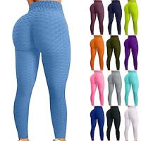 Dames Yogabroek Yoga legging Elastische tailleband Hoge taille Yoga Sportschooltraining Pilates Panty Zwart Wit Roze Sport Sportkleding Rekbaar Slank Lightinthebox - thumbnail