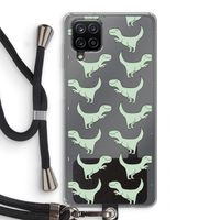 Dinos: Samsung Galaxy A12 Transparant Hoesje met koord