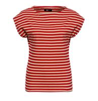 Queen Kerosin Marilyn Striped Shirt Red-S