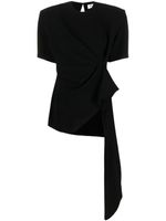 Mônot chemise à ourlet évasé - Noir