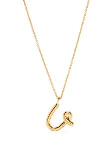 Missoma collier Curly Molten à pendentif - Or