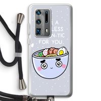 I'm A Hopeless Ramen-Tic For You: Huawei P40 Pro Plus Transparant Hoesje met koord