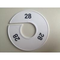 Maatring 11cm wit/zwart 28