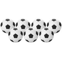 Stressbal voetbal - 7x - 6 cm - knijpbal - verbeter de focus