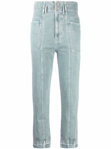 MARANT ÉTOILE jean droit à taille haute - Bleu