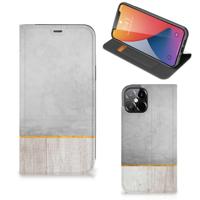 iPhone 12 Pro Max Book | Wallet Case | Wood Concrete