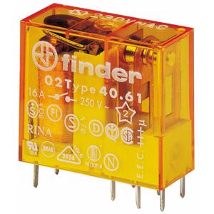 Finder 40.61.8.110.0000 Printrelais 110 V/AC 16 A 1x wisselcontact 50 stuk(s)