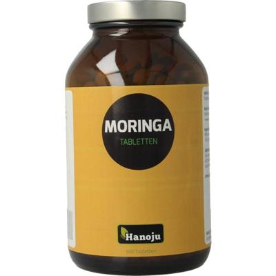 Hanoju Moringa oleifera heelblad 500mg
