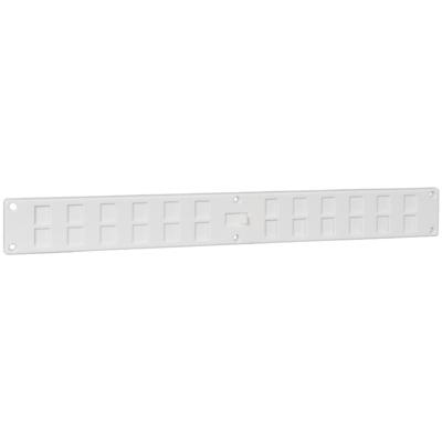 Nedco schuifrooster kunststof wit 370 x 40 mm