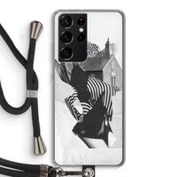 House: Samsung Galaxy S21 Ultra Transparant Hoesje met koord