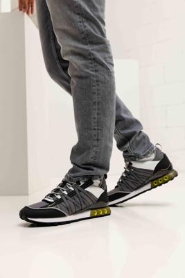 Cruyff Montserrat Fearia Hex-Tech Sneakers Heren Wit/Geel - Maat 42 - Kleur: WitZwartGeel | Soccerfanshop