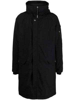 11 By Boris Bidjan Saberi coupe-vent J4 à capuche - Noir