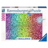 Ravensburger Puzzel Challenge Glitter 1000 Stukjes - thumbnail