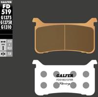 GALFER Brake pad fd519 g1375r sint.metal raciing