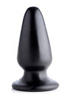 Gigantor XXXL Tapered Butt Plug - Black - thumbnail