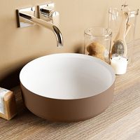 Waskom Mondiaz Coss | 36 cm | Solid Surface | Vrijstaand | Rond | Rust