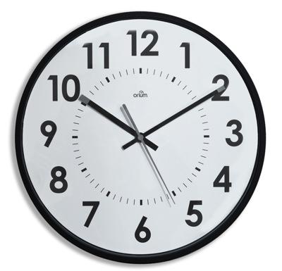 Orium by CEP wandklok, quartz, diameter 30 cm, zwart