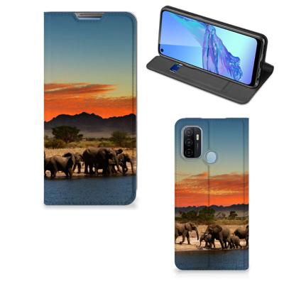 OPPO A53 | A53s | Hoesje maken | Olifanten