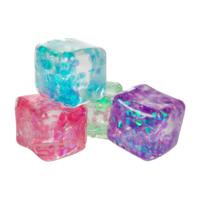 Toi Toys Fun Glitter knijpkubus Jelly Toi Toys Fun Glitter knijpkubus Jelly