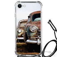 iPhone SE 2022 | 2020 | 8 | 7 Anti-shock Hoesje met foto Vintage Auto