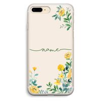 Gele bloemen: iPhone 7 Plus Transparant Hoesje