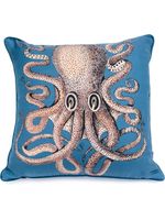 Fornasetti coussin Polipo - Bleu