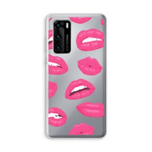 Bite my lip: Huawei P40 Transparant Hoesje