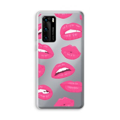 Bite my lip: Huawei P40 Transparant Hoesje